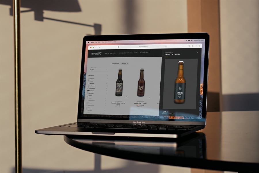 Panimoyhtiö X verkkokauppa